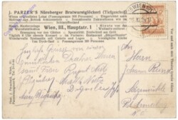Wien 3, J. Parzer's Nürnberger Bratwurstglöckerl