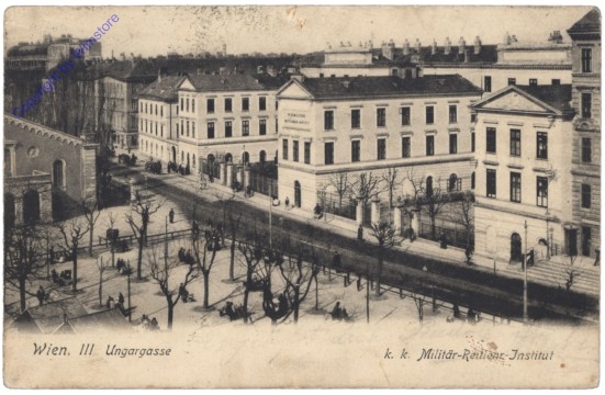 ak137697 Wien 3, Ungargasse, k.k. Militär-Reitlehr-Insitut
