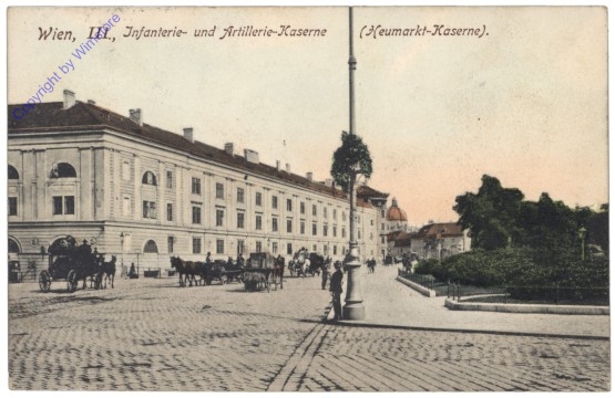 ak137727 Wien 3, Infanterie- und Artillerie-Kaserne (Heumarkt-Kaserne)
