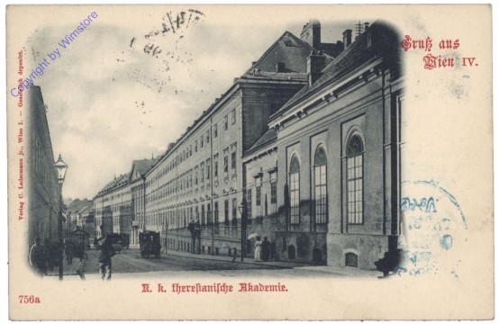 ak137795 Wien 4, K.k. theresianische Akademie