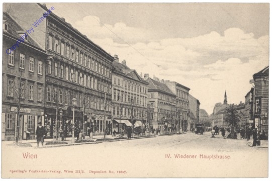 ak137812 Wien 4, Wiedener Hauptstraße