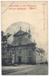 Wien 4, Pfarrkirche z.d. heil. Schutzengeln (Wiedener Hauptstraße)