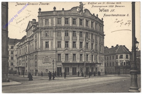 ak137826 Wien 4, Johann Strauß-Theater