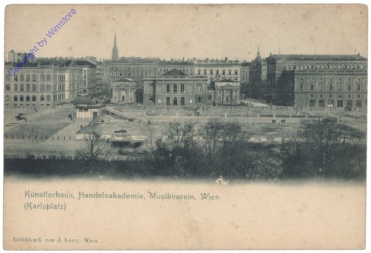 ak137828 Wien 4, Künstlerhaus, Handelsakademie, Musikverein