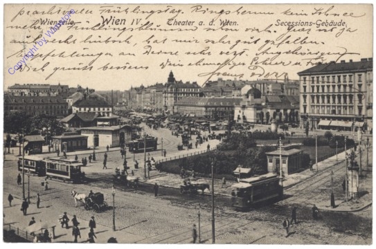 ak137835 Wien 4, Wienzeile, Theater an der Wien, Secessions-Gebäude