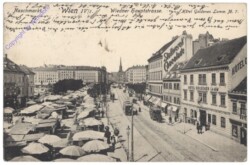 Wien 4, Naschmarkt, Wiedner Hauptstraße, Hotel Goldenes Lamm