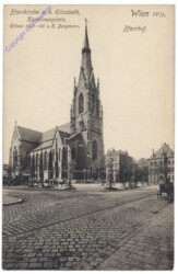 Wien 4, Pfarrkirche z.h. Elisabeth, Karolinenplatz
