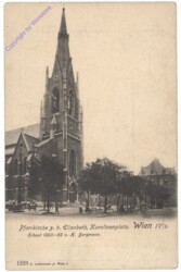 Wien 4, Pfarrkirche z.h. Elisabeth, Karolinenplatz