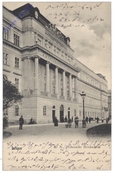 ak137897 Wien 4, K.k. technische Hochschule