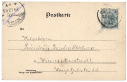 Wien 4, Alleegasse mit Pfarrkirche z.h. Elisabeth