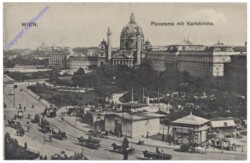 Wien 4, Panorama mit Karlskirche