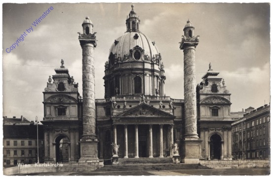 ak137985 Wien 4, Karlskirche