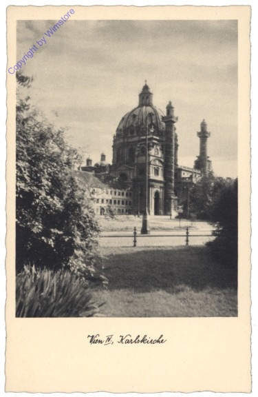 ak137998 Wien 4, Karlskirche
