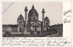 ak138001 Wien 4, Karlskirche