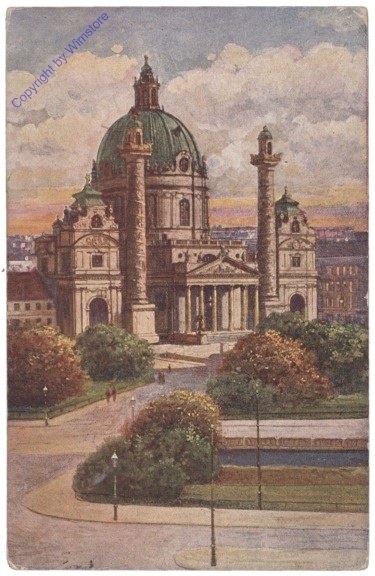 ak138004 Wien 4, Karlskirche