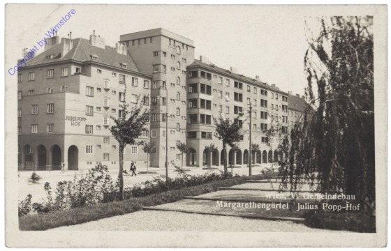 ak138063 Wien 5, Gemeindebau Margarethengürtel, Julius Popp-Hof
