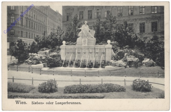 ak138082 Wien 5, Sieben- oder Luegerbrunnen