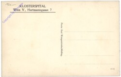 Wien 5, Klosterspital, Hartmanngasse