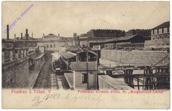 ak138110 Wien 5, Margarethen-Gürtel, Podzemni mestska draha