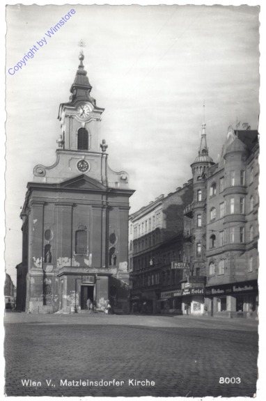 ak138159 Wien 5, Matzleinsdorfer Kirche