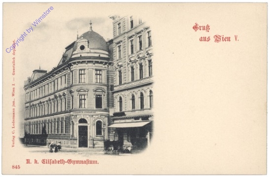 ak138168 Wien 5, K.k. Elisabeth-Gymnasium