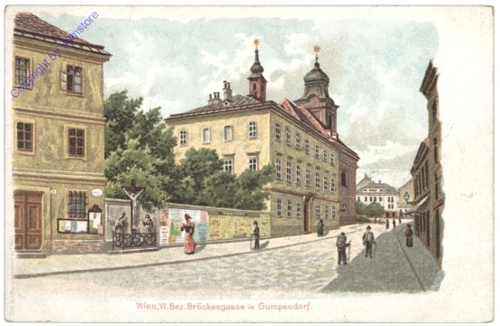 Wien 6, Brückengasse in Gumpendorf