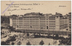 Wien 6, Gewerbliche Fortbildungsschule, linke Wienzeile, Mollardgasse