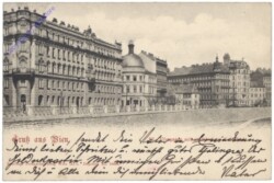 Wien 6, Ufergasse mit städtischem Volksbad