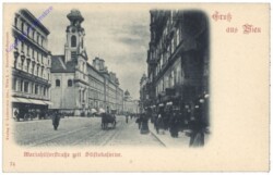 Wien 6, Mariahilferstraße mit Stiftskeller