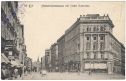 Wien 6, Mariahilferstrasse mit Hotel Kummer