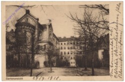 Wien 7, Pensionat Unserer Lieben Frau von Sion, Gartenansicht