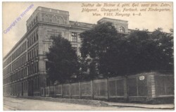 Wien 7, Institut der Töchter d. göttl. Heil. samt priv. Lehr-, Bldganst., Übungssch. und Kindergarten