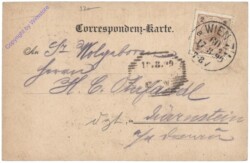 Wien 7, H. Ohrfandl, bürgl. Gastwirth, Mariahilferstraße