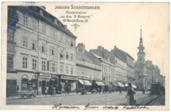 Wien 7, Johann Schnötzinger, Restaurateur, "zu den 3 Kronen"
