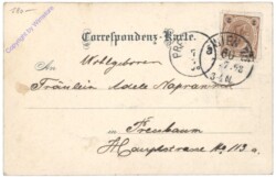 Wien 7, Johann Schnötzinger, Restaurateur, "zu den 3 Kronen"