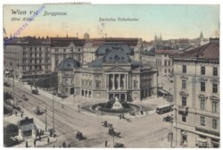 Wien 7, Burggasse, Hotel Höller, Deutsches Volkstheater