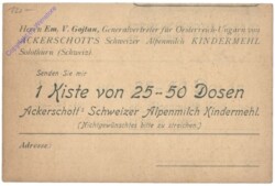 ak138506a Wien 8, Ackerschott's Kindermehl