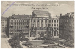 Wien 8, Neue Wiener Handels-Akademie, Hamerlingplatz