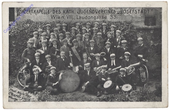 ak138549 Wien 8, Konzertkapelle des kath. Jugendvereins Josefstadt