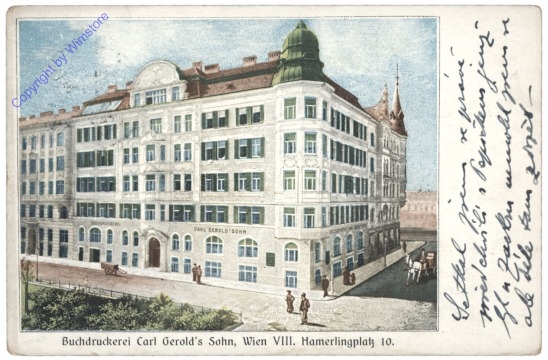 ak138550 Wien 8, Buchdruckerei Carl Gerold's Sohn