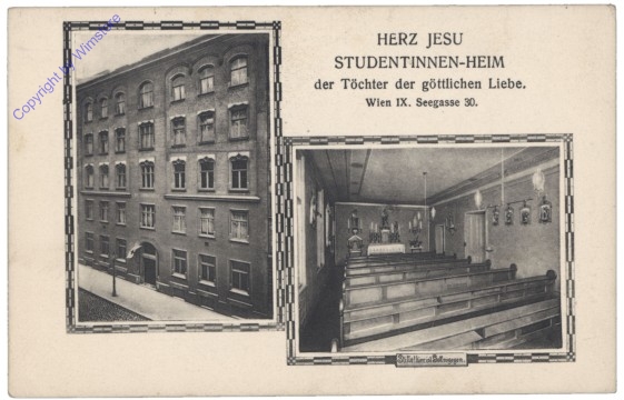 Wien 9, Herz Jesu Studentinnen-Heim der Töchter der göttlichen Liebe