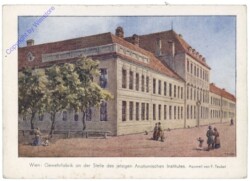 Wien 9, Gewehrfabrik an der Stelle des jetzigen Anatomischen Institutes