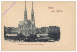 Wien 9, Votivkirche und Maximilianplatz
