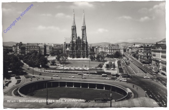 Wien 9, Schottenringpassage und Votivkirche
