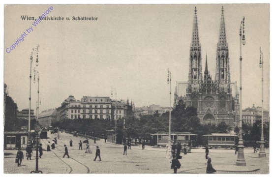 Wien 9, Votivkirche und Schottentor