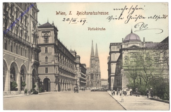 Wien 9, Reichsratsstrasse, Votivkirche