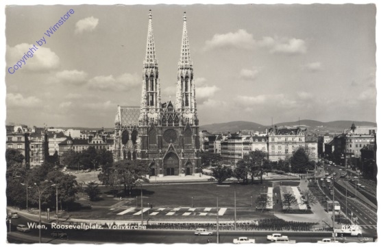 Wien 9, Rooseveltplatz, Votivkirche