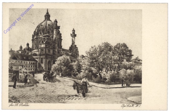 ak138790 Wien 4, Karlskirche