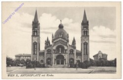 Wien 10, Antonsplatz mit Kirche