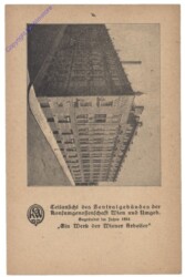 Wien 12, Teilansicht des Zentralgebäudes der Konsumgenossenschaft Wien und Umgeb.